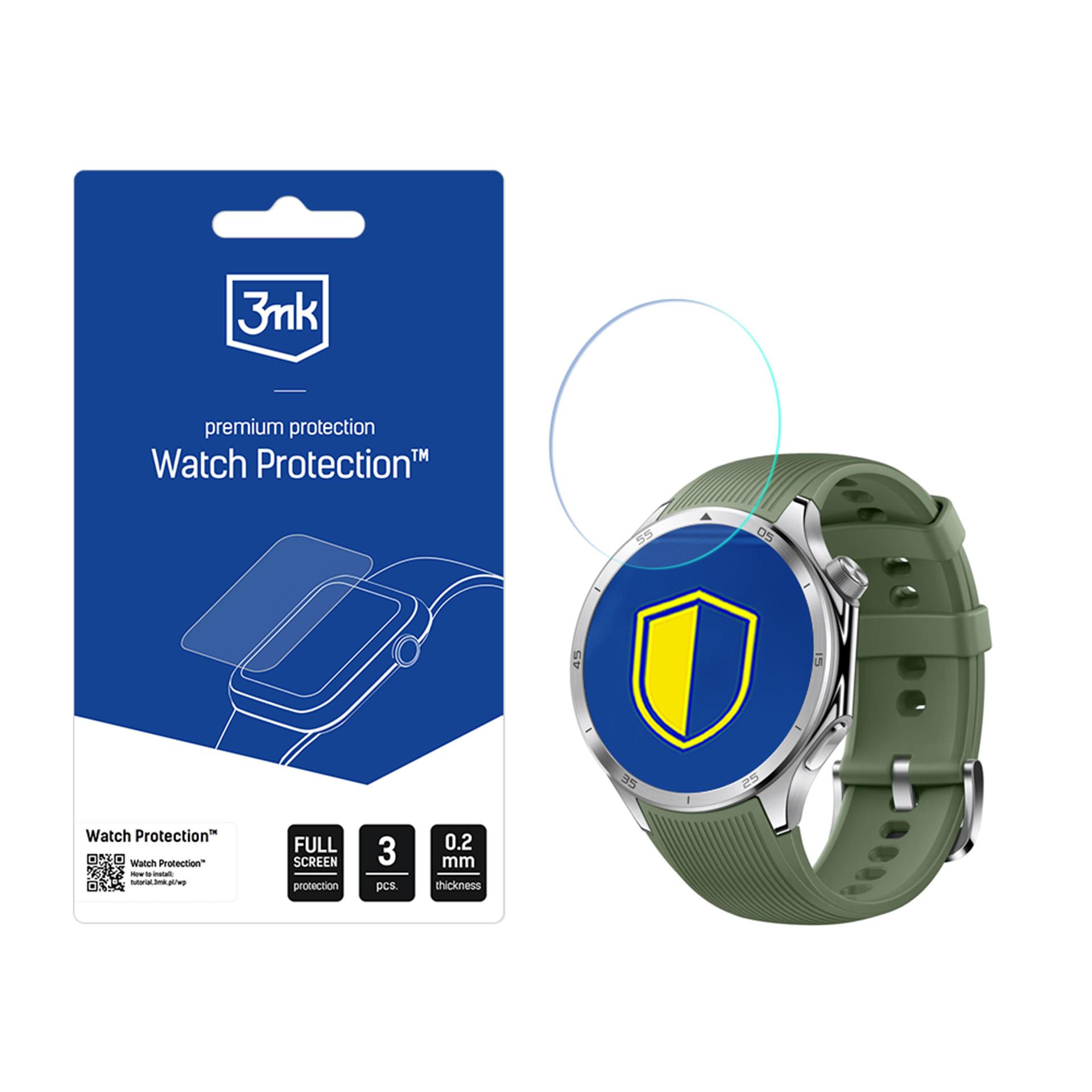 Hibridinis stiklas 3mk laikrodžio apsauga FlexibleGlass OnePlus Watch 3