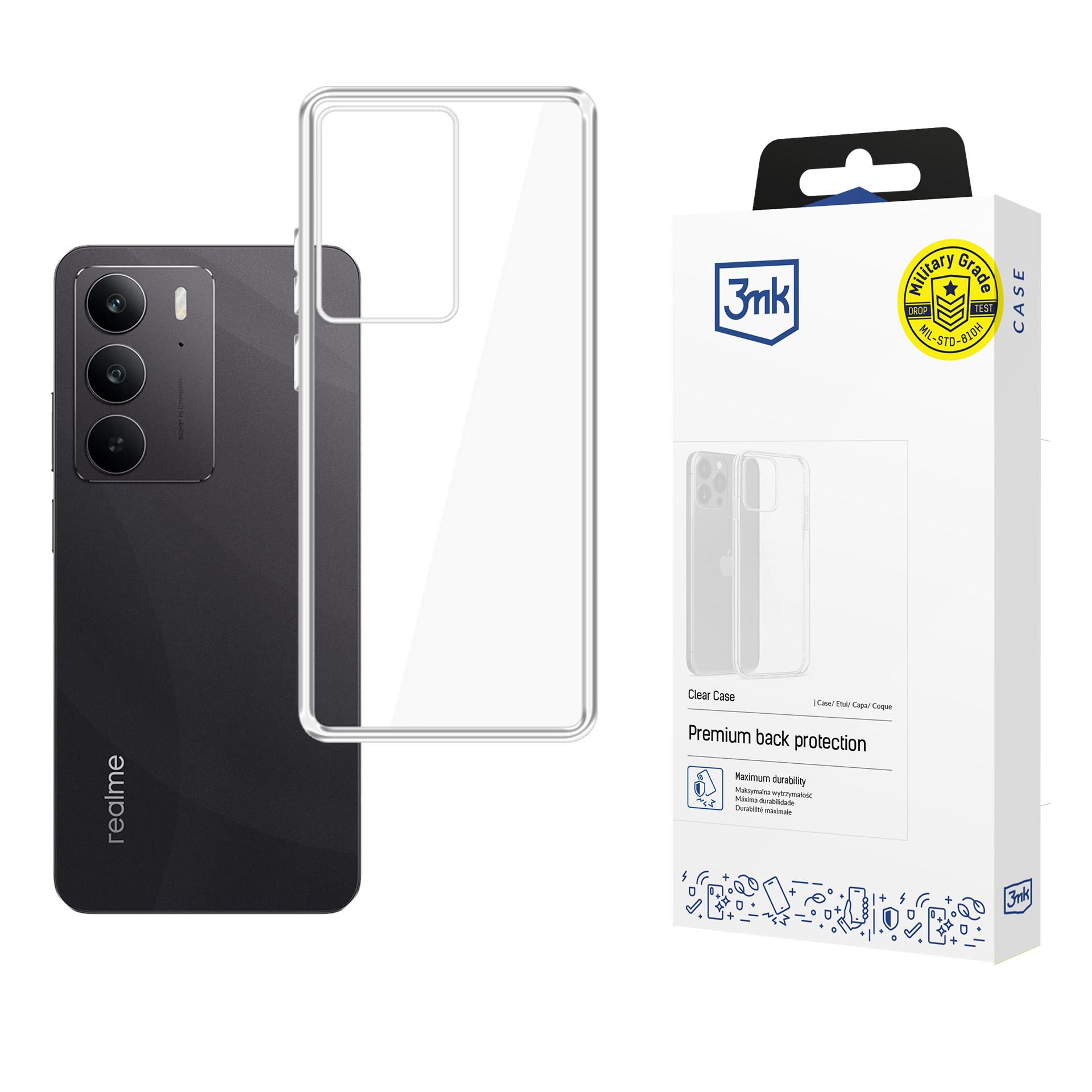 3mk skaidrus dėklas telefonui Realme C75 - permatomas