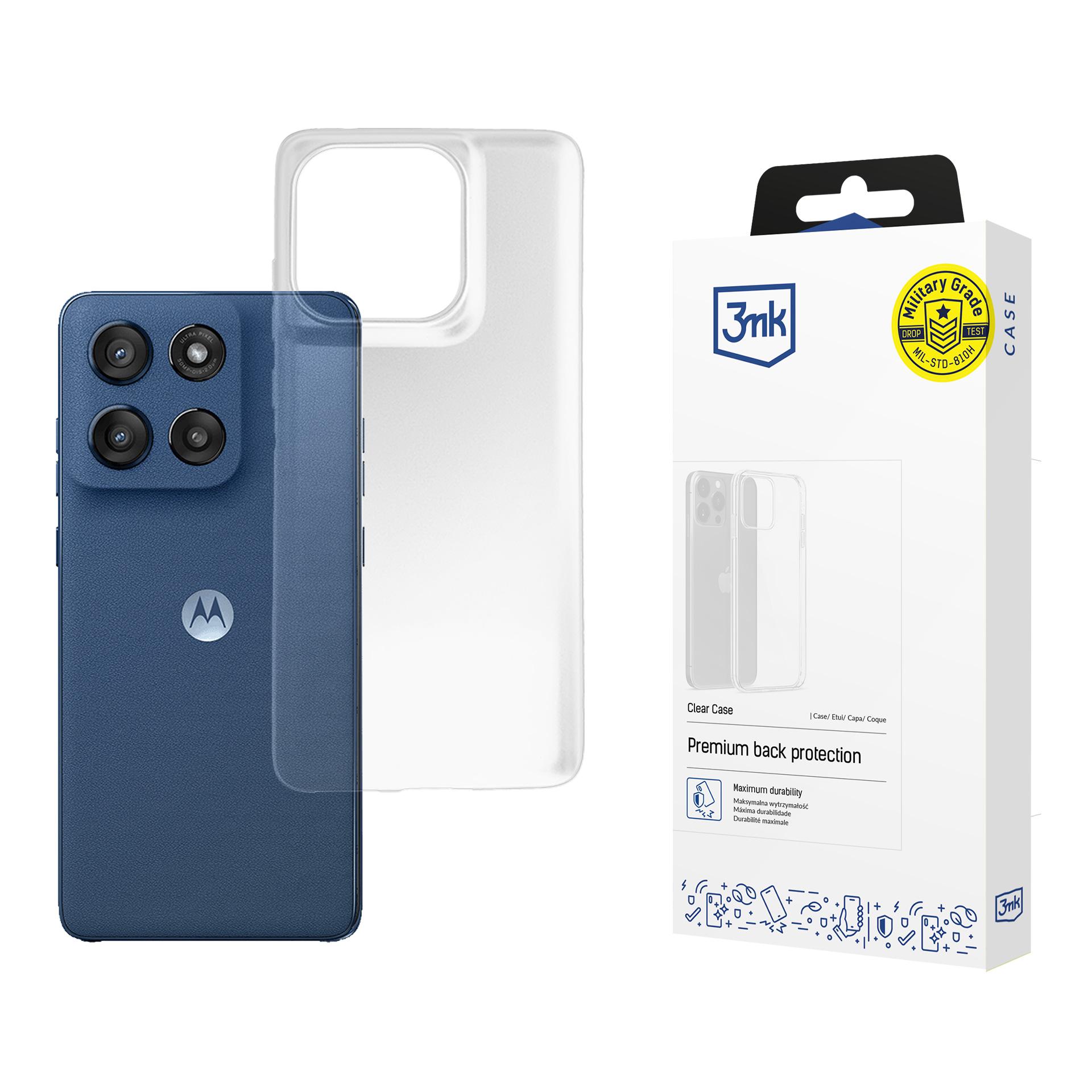 3mk Clear Case for Motorola Moto Edge 60 / 60 Fusion - transparent