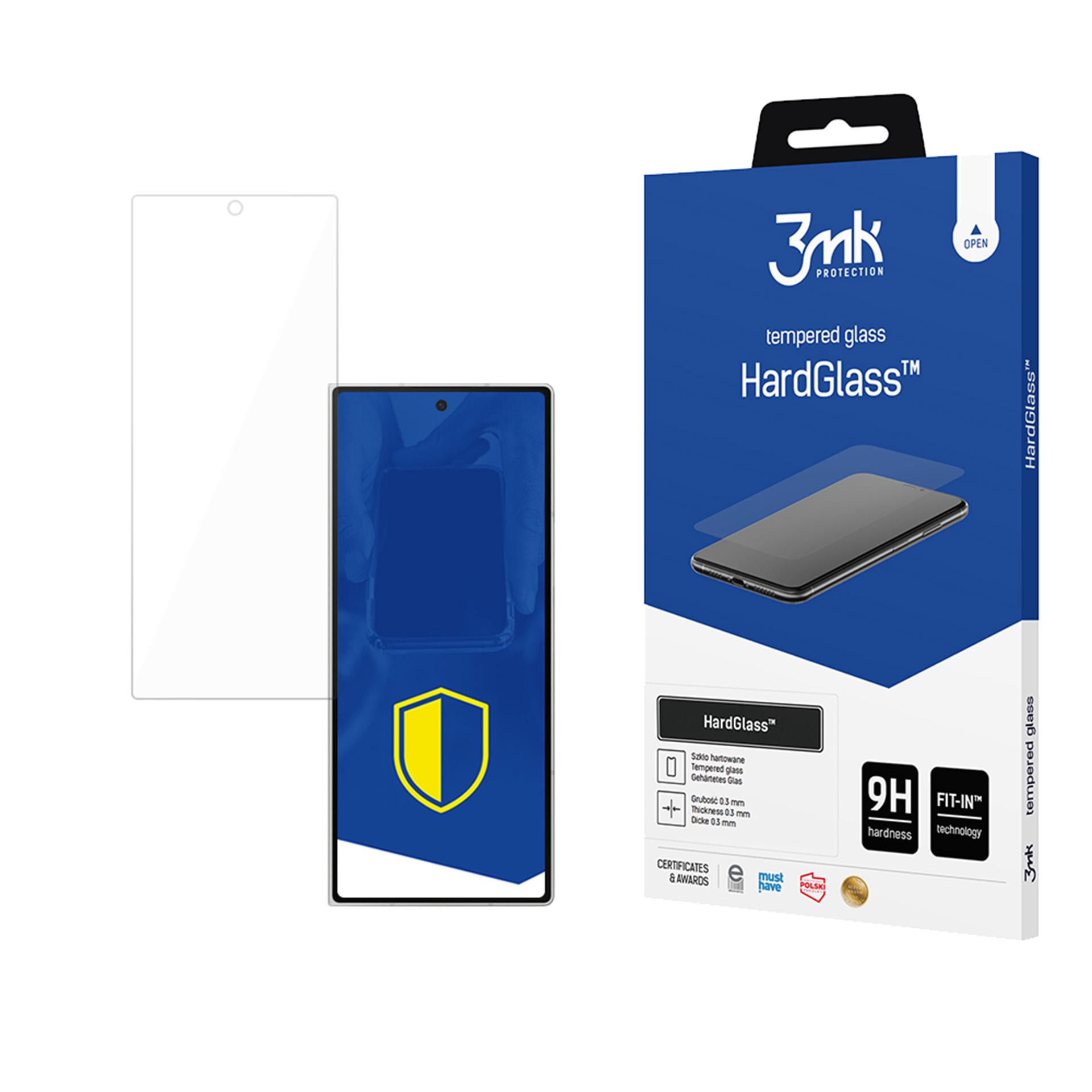 Tempered glass 3mk HardGlass for Samsung Galaxy Z Fold 7