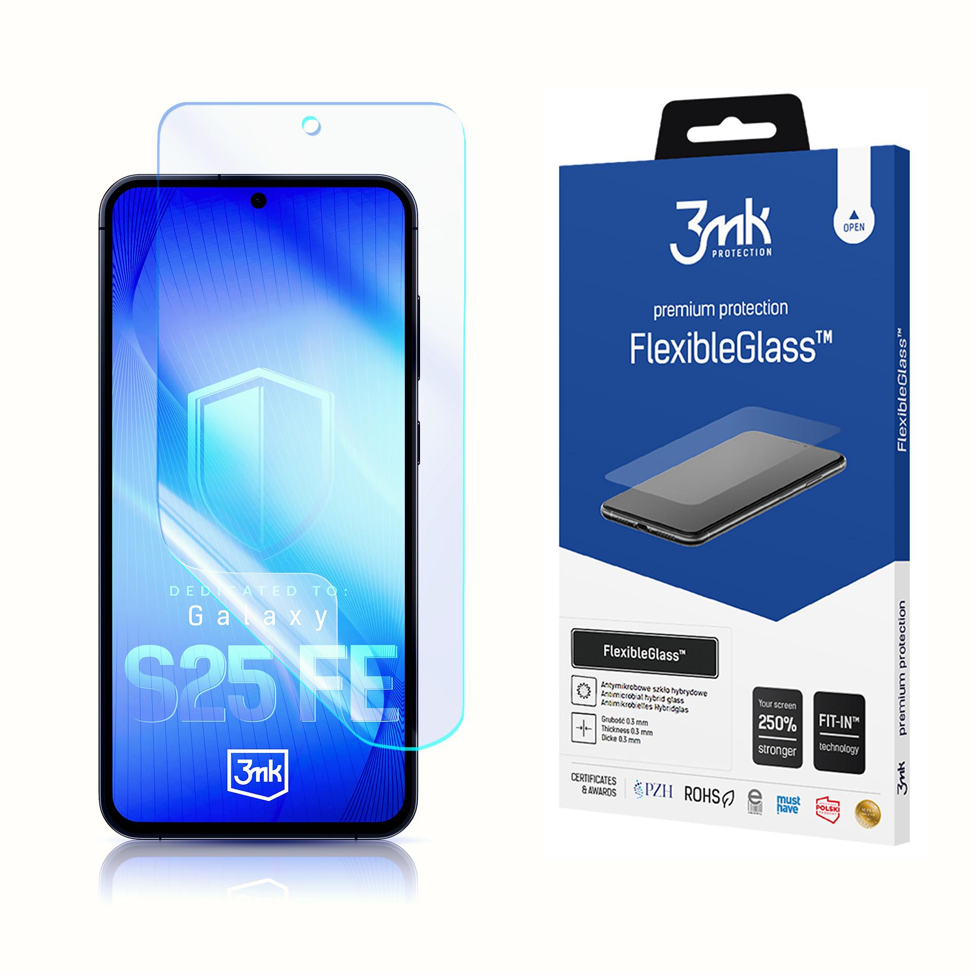 3mk FlexibleGlass гибридное стекло для Samsung Galaxy S25 FE