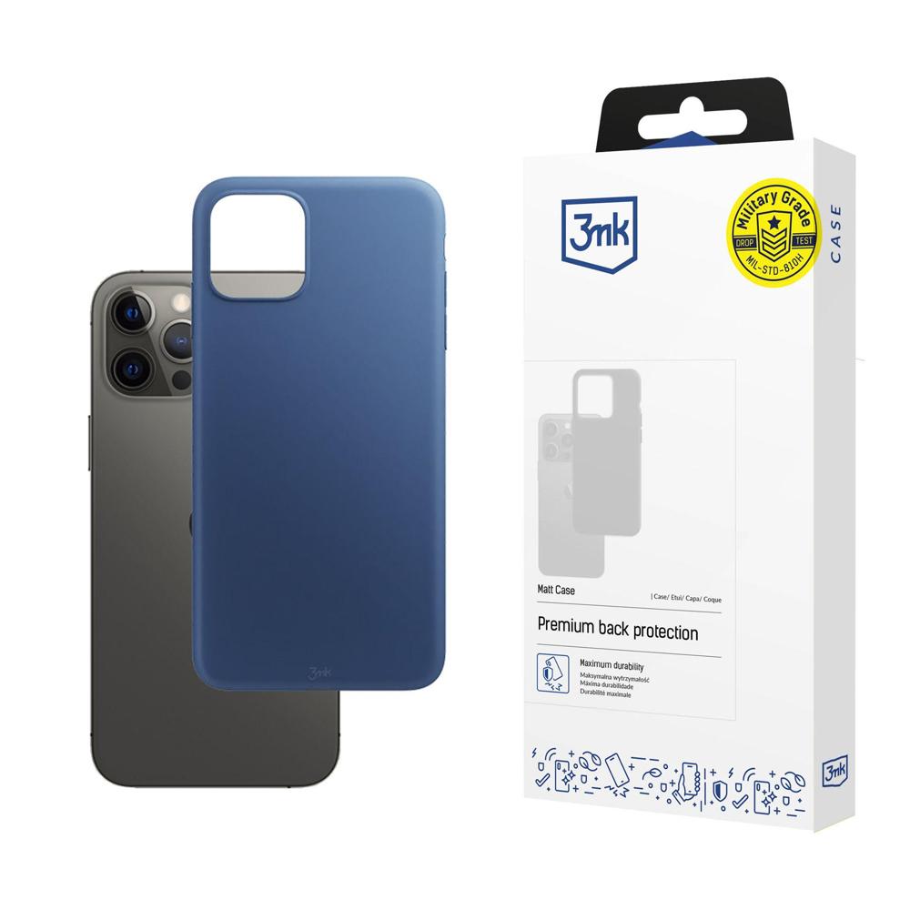 3mk Matt Case dėklas iPhone 12 Pro Max - matinis mėlynas