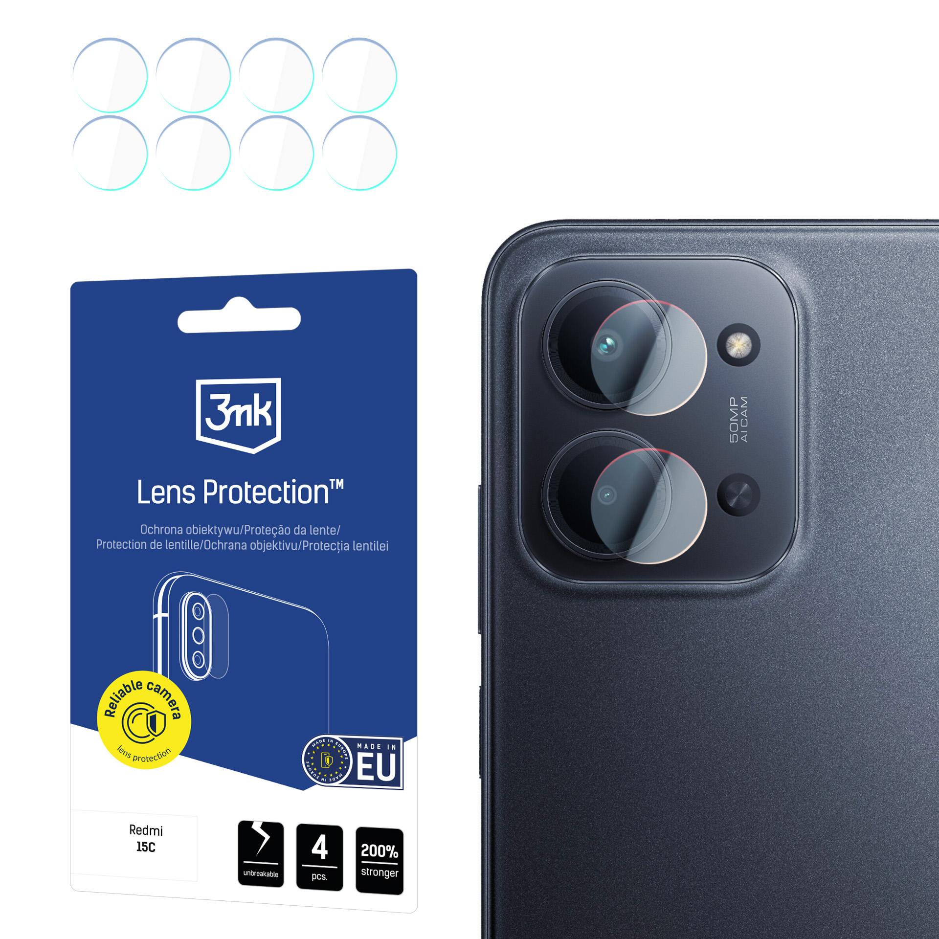 3mk objektyvo stiklas Xiaomi Redmi 15C