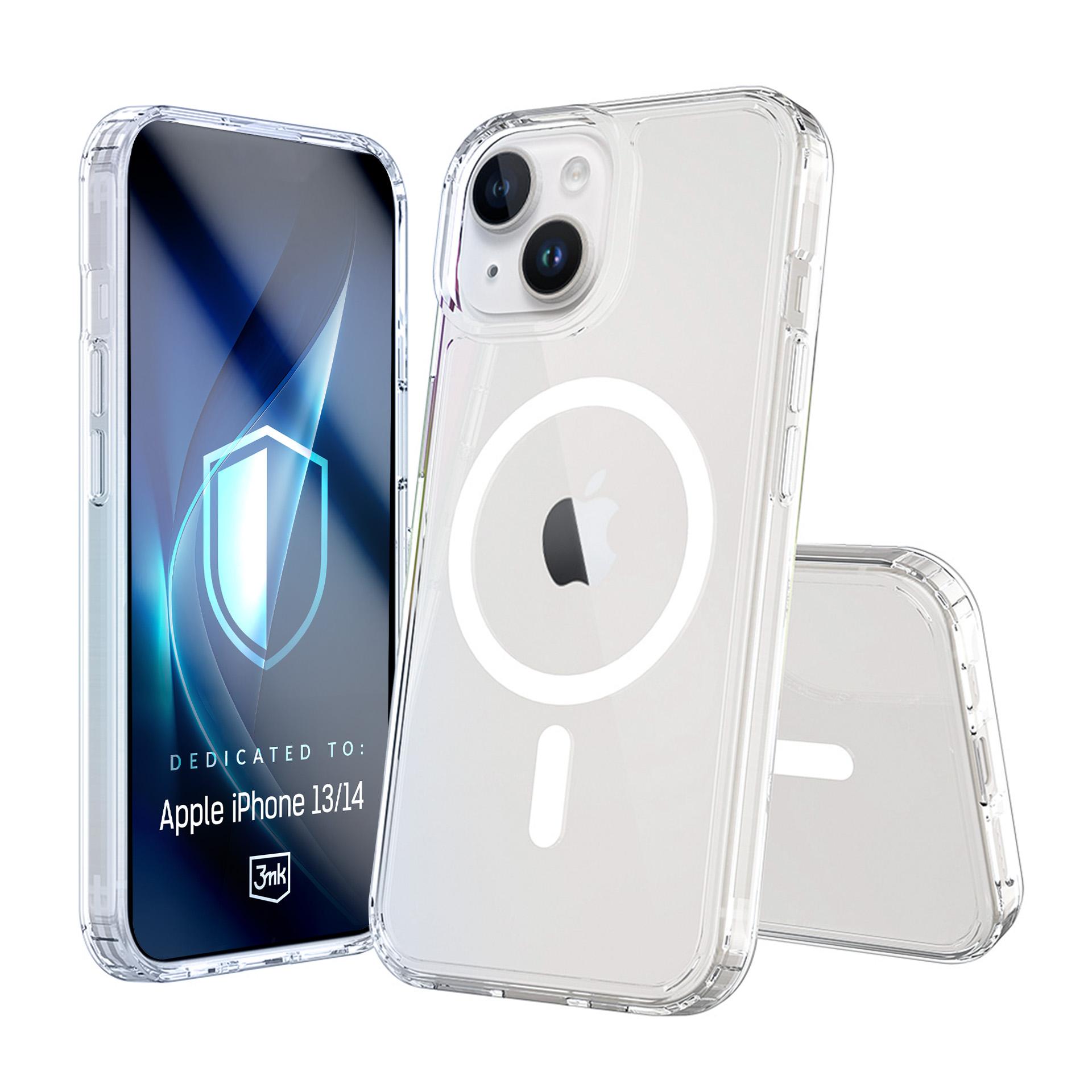 3mk Armor MagDėklas telefonui iPhone 13 / 14 - permatomas