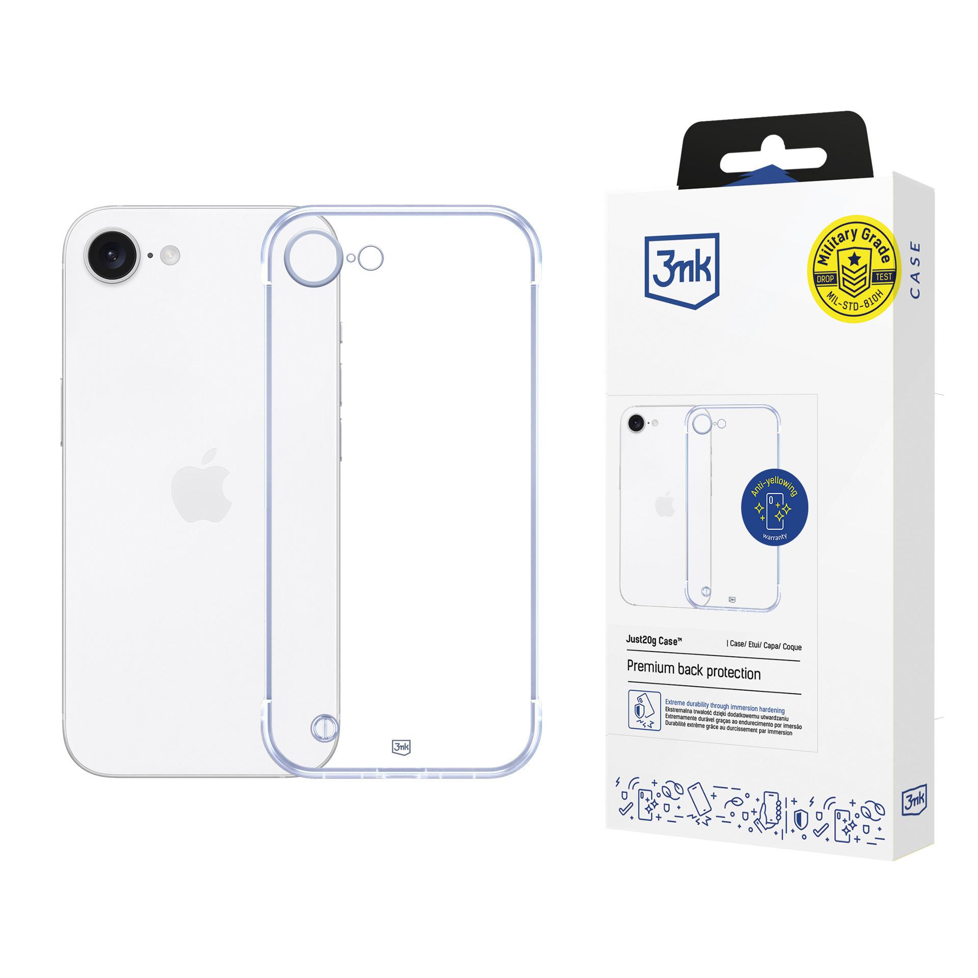 3mk Just20g Clear Чехол для Apple iPhone 16E - прозрачный