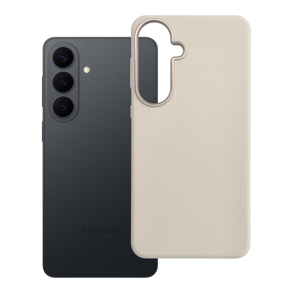 Чехол для Samsung Galaxy S26 Plus Forcell F-Protect Frame Premium совместимый с MagSafe античный белый