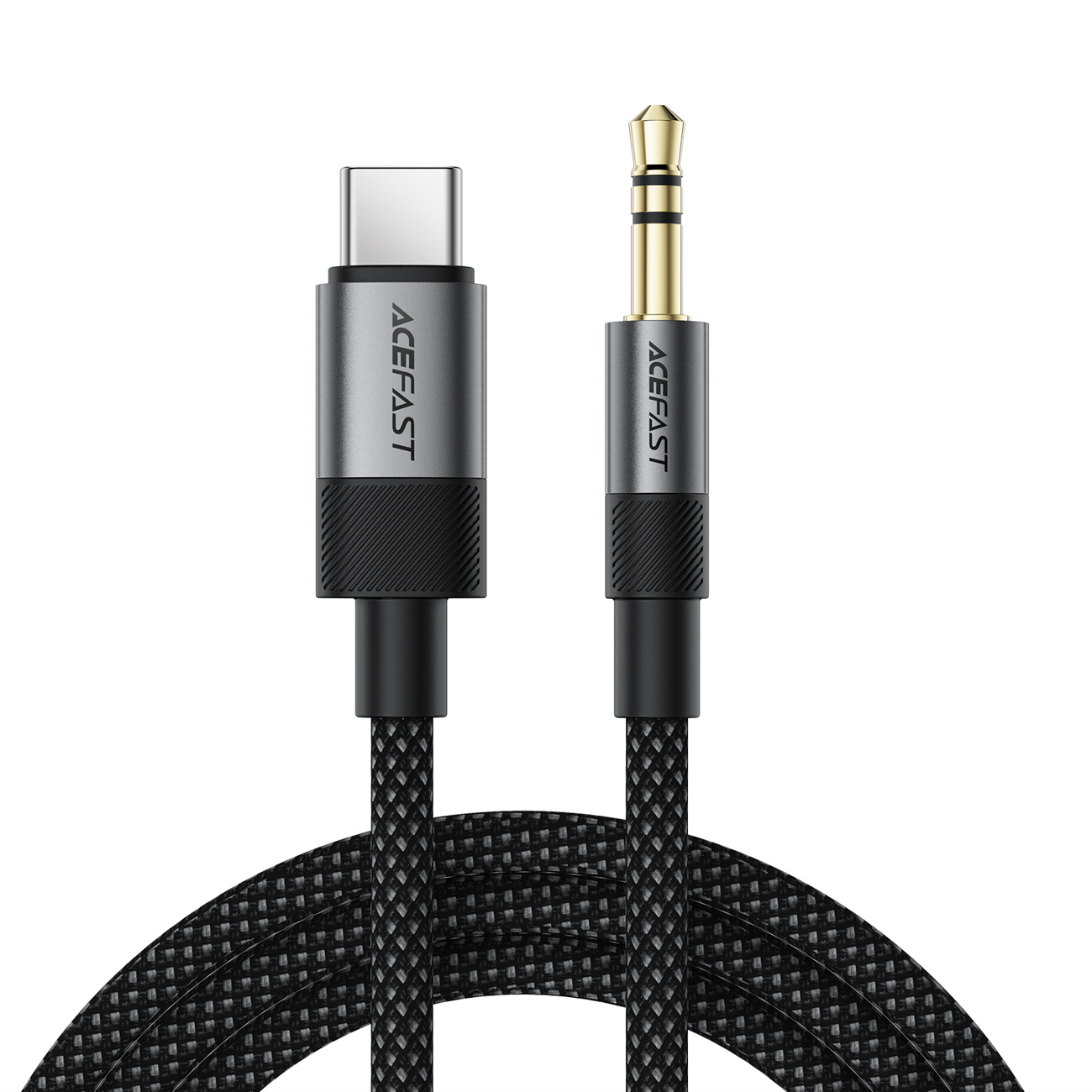 Acefast J11 USB-C į 3.5mm mini jack laidas 1m - juodas