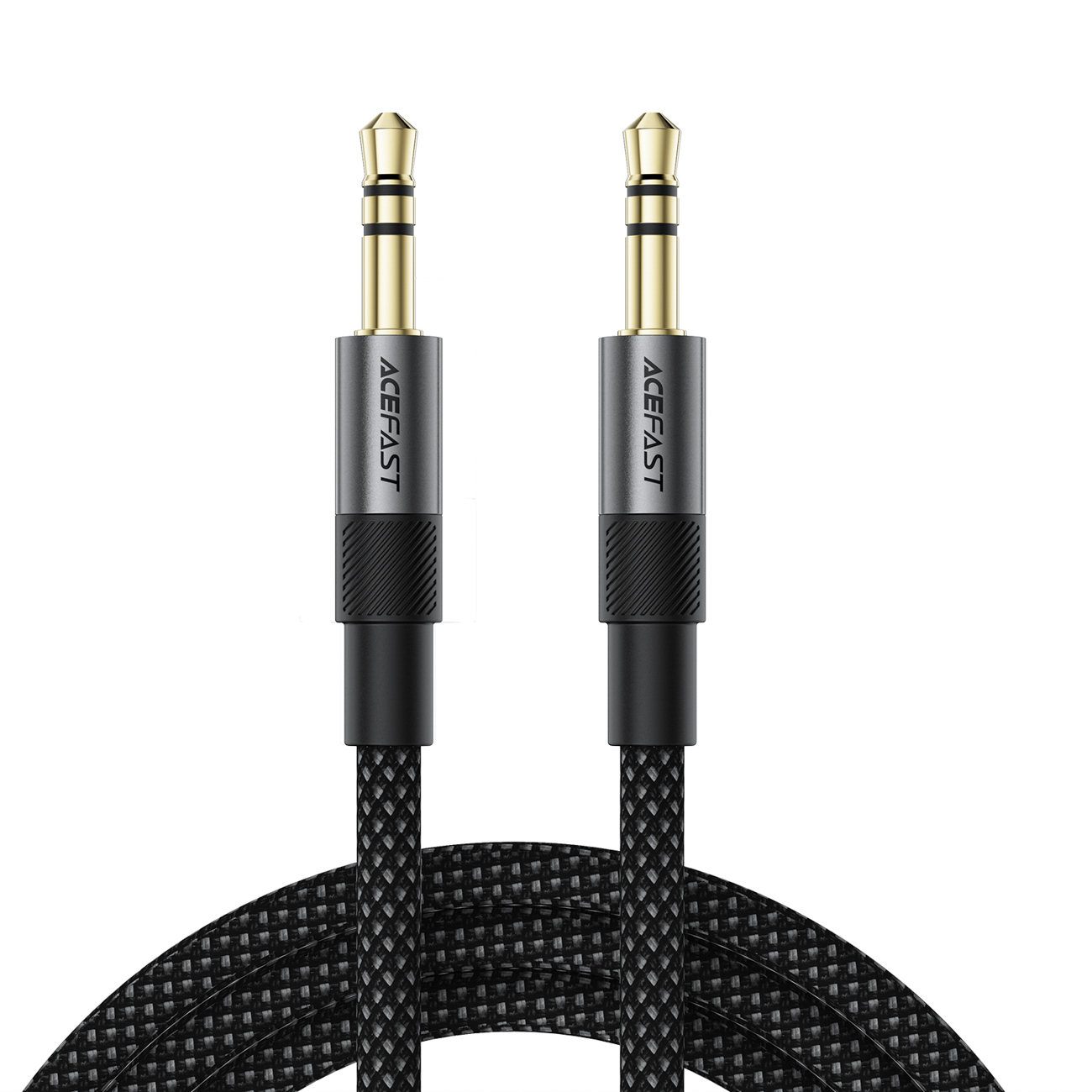Acefast J10 AUX laidas mini jack 3.5mm 1m - juodas