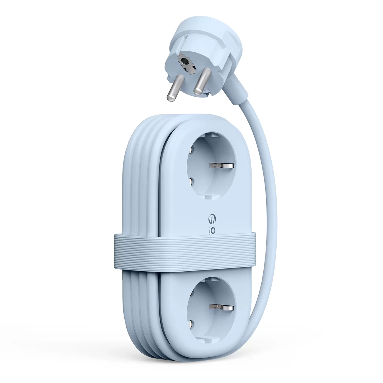 Orico AP3 65W GaN 6in1 maitinimo blokas 2x AC + 2x USB-A + 2x USB-C - mėlynas