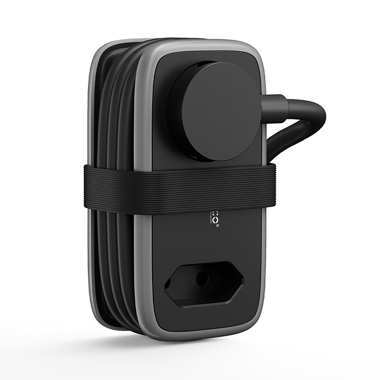 Orico AP3 65W GaN 6in1 maitinimo blokas 2x AC + 2x USB-A + 2x USB-C - juodas