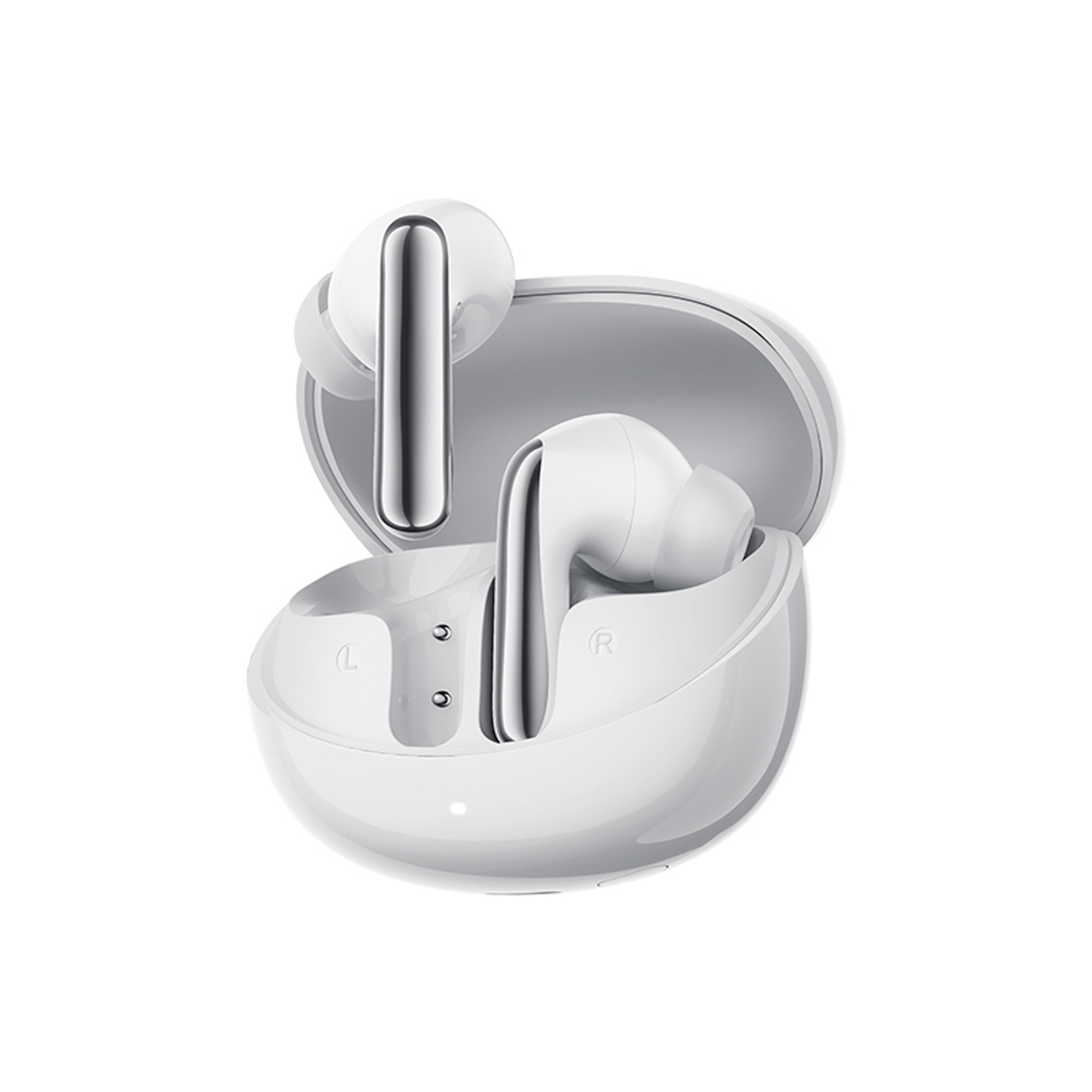 QCY Melobuds N60 Belaidės In-Ear Ausinės su LDAC ir ANC Triukšmo Slopinimu - Baltos