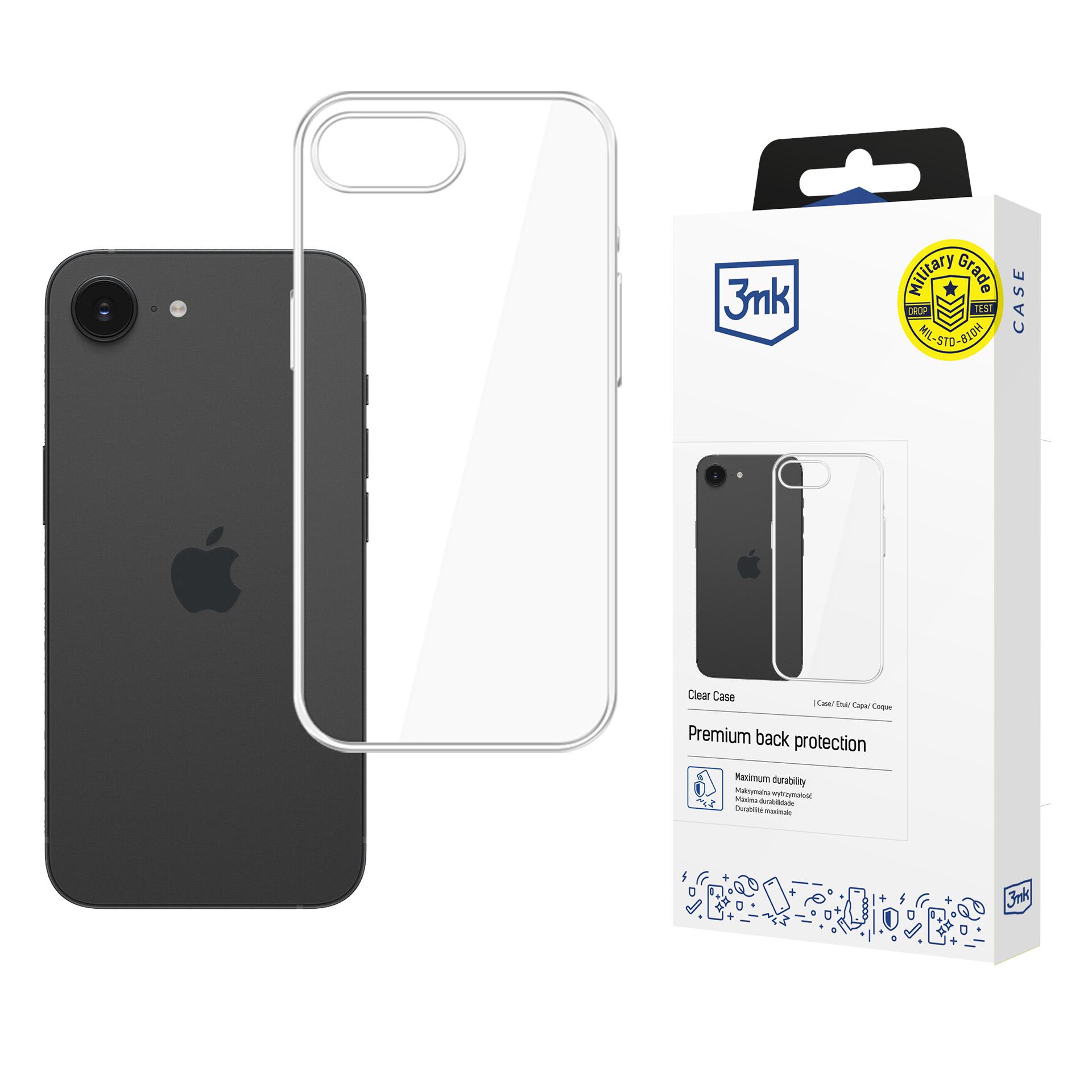 3mk Clear Case Apple iPhone 16E dėklas - skaidrus