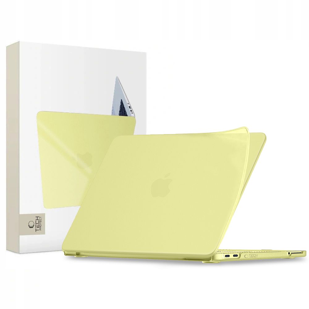 Tech-Protect Softshell Чехол для MacBook Neo 13 2026 - матовый жёлтый