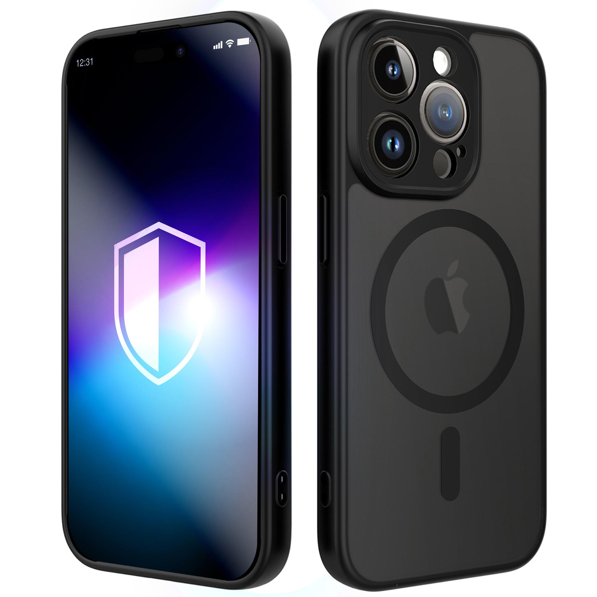 3mk Misty MagCase iPhone 15 Pro Max dėklas - juodas