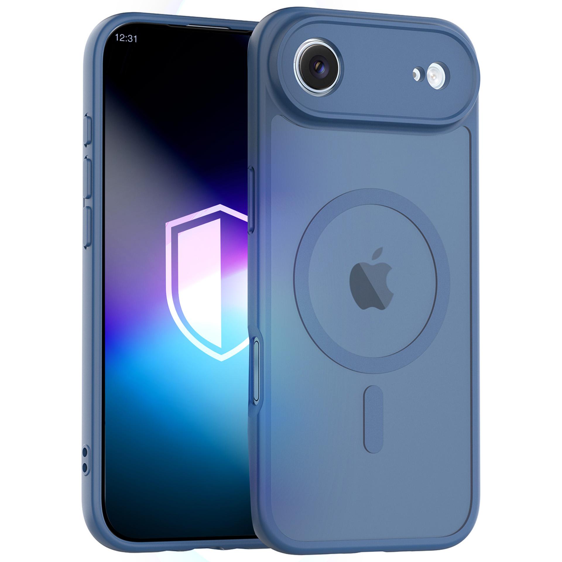 3mk Misty MagCase iPhone Air dėklas - mėlynas