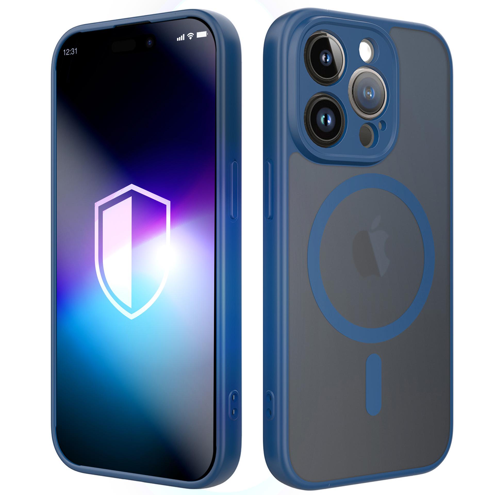 3mk Misty MagCase iPhone 14 Pro dėklas - mėlynas