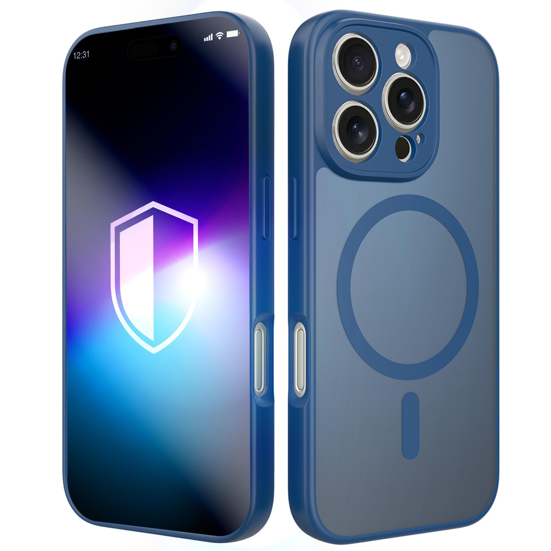 3mk Misty MagCase iPhone 16 Pro Max dėklas - mėlynas