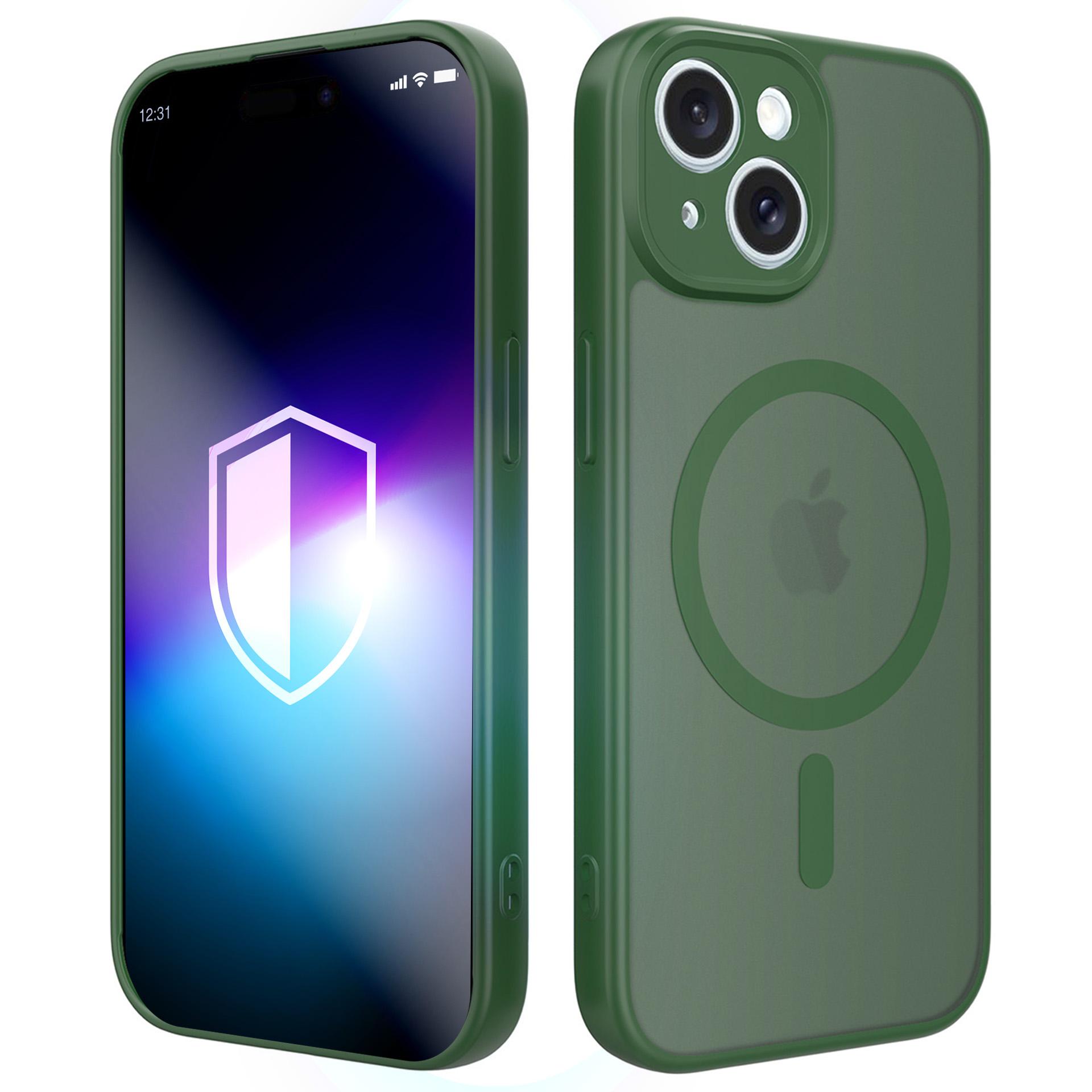 3mk Misty MagCase iPhone 14 dėklas - žalias