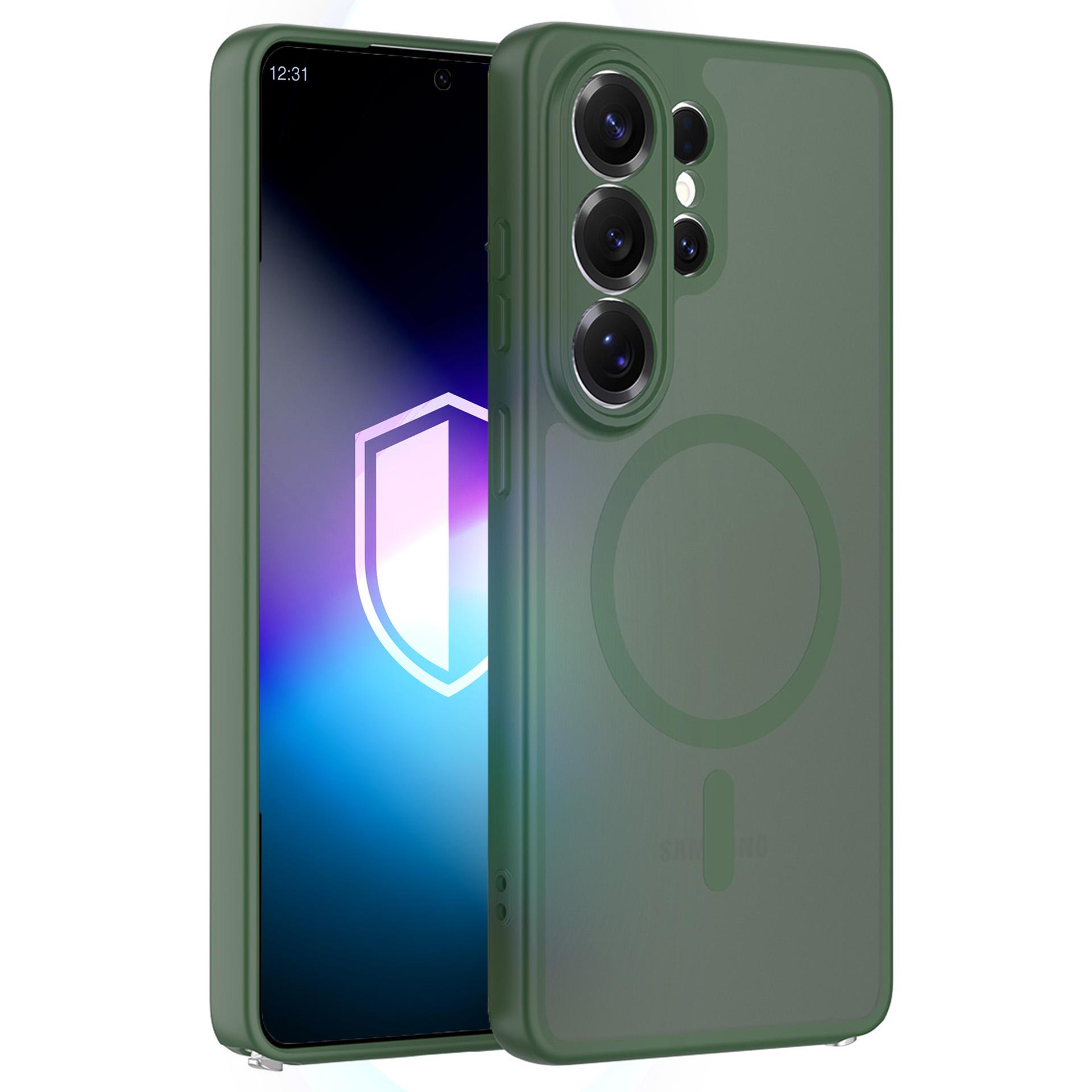 3mk Misty MagCase dėklas Samsung Galaxy S26 Ultra - žalias
