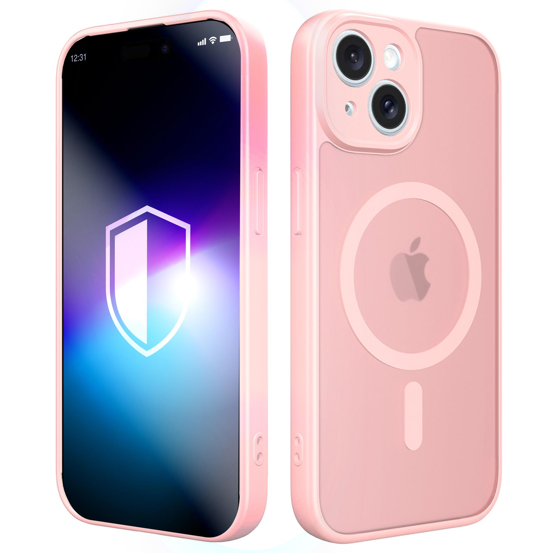 3mk Misty MagCase dėklas iPhone 14 - rožinis