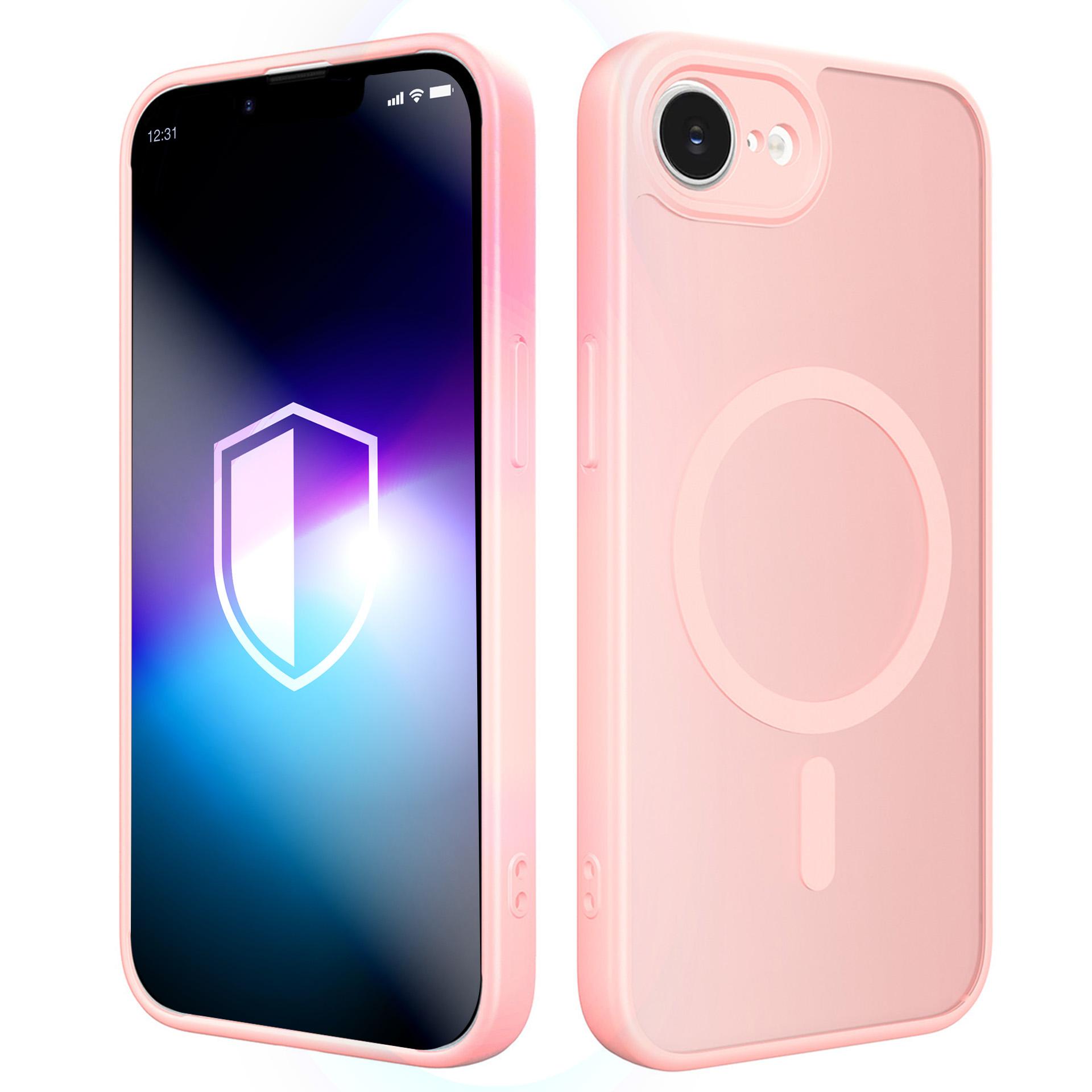 3mk Misty MagCase dėklas iPhone 16E / 17E - rožinis