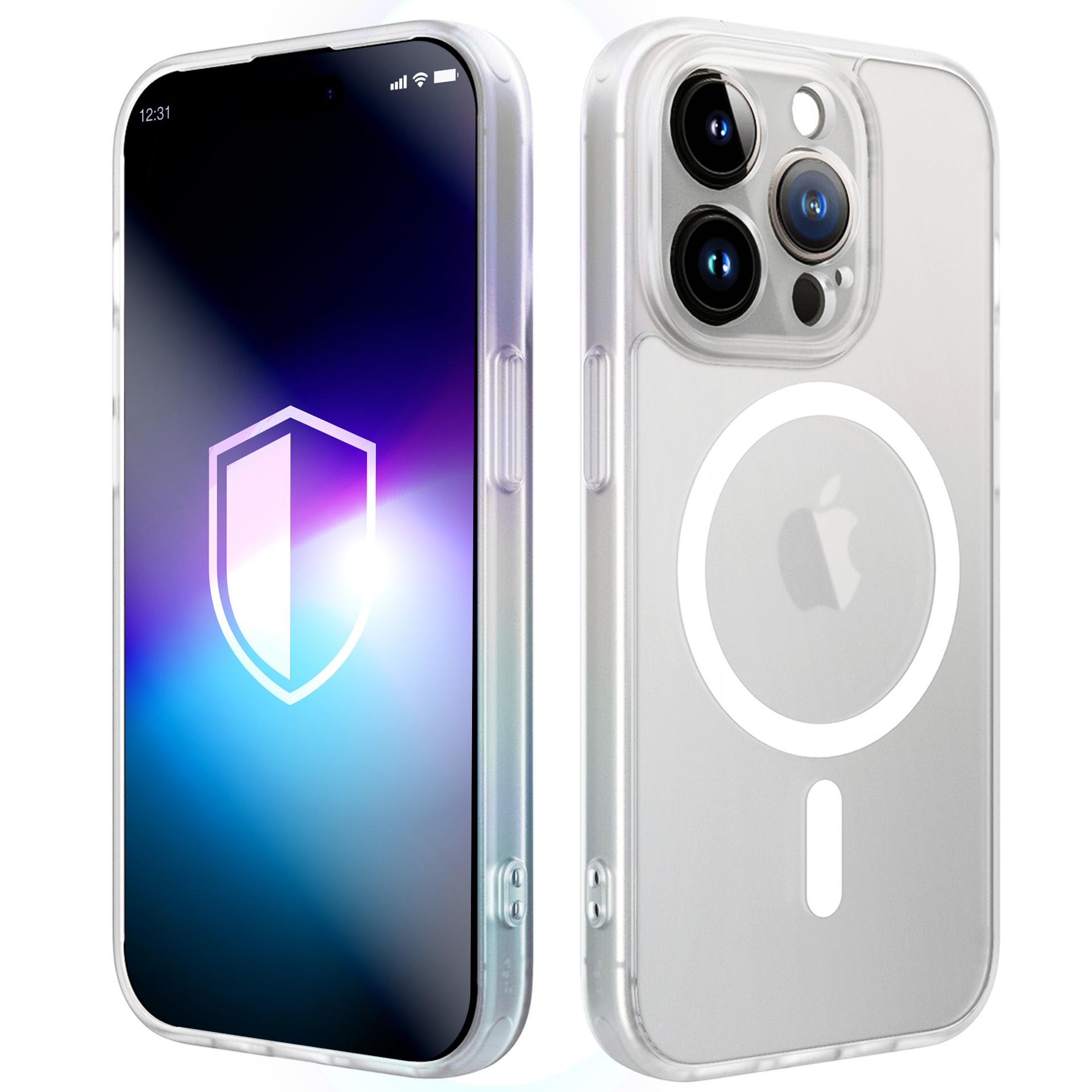 3mk Misty MagCase dėklas iPhone 15 Pro Max - baltas