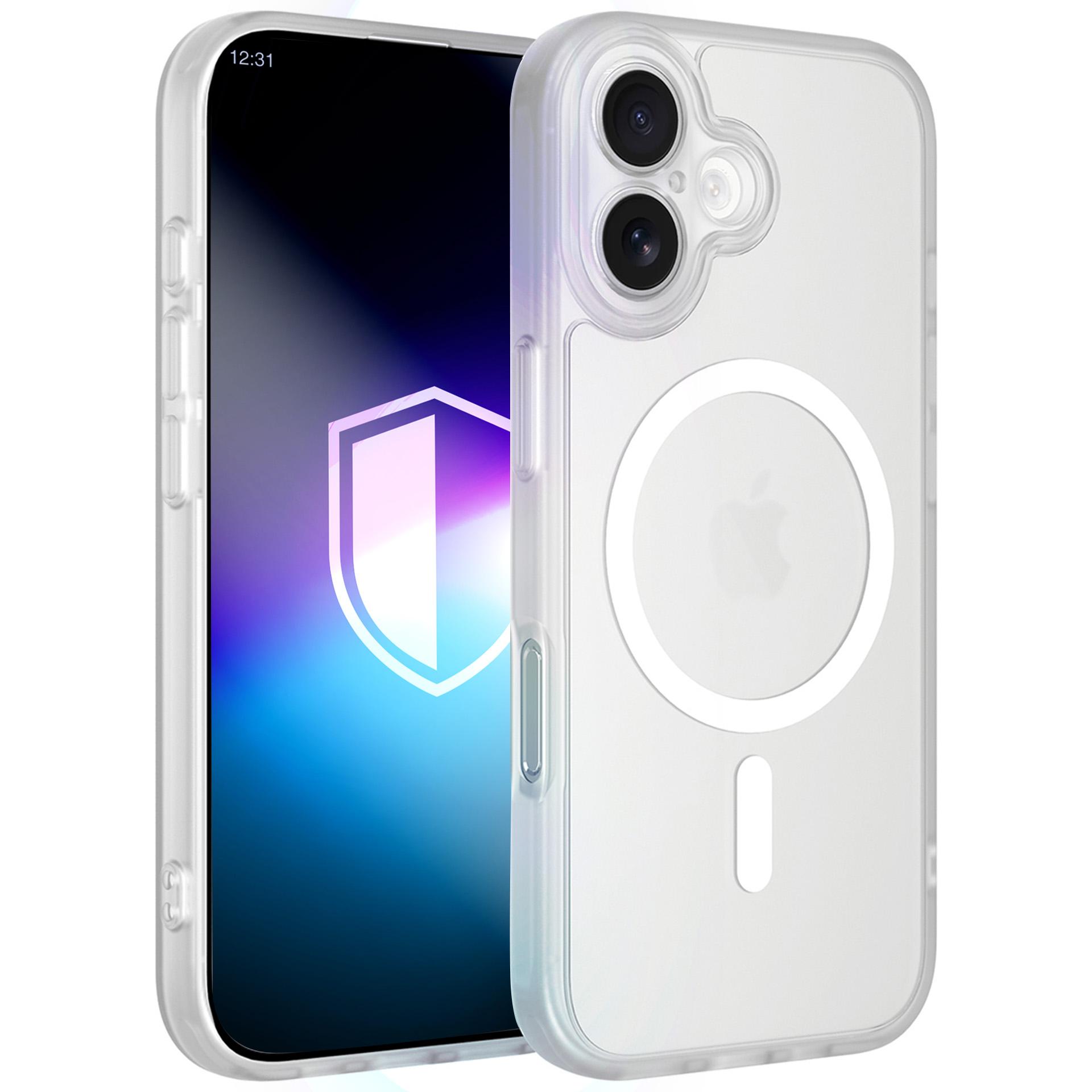 3mk Misty MagCase dėklas iPhone 16 - baltas