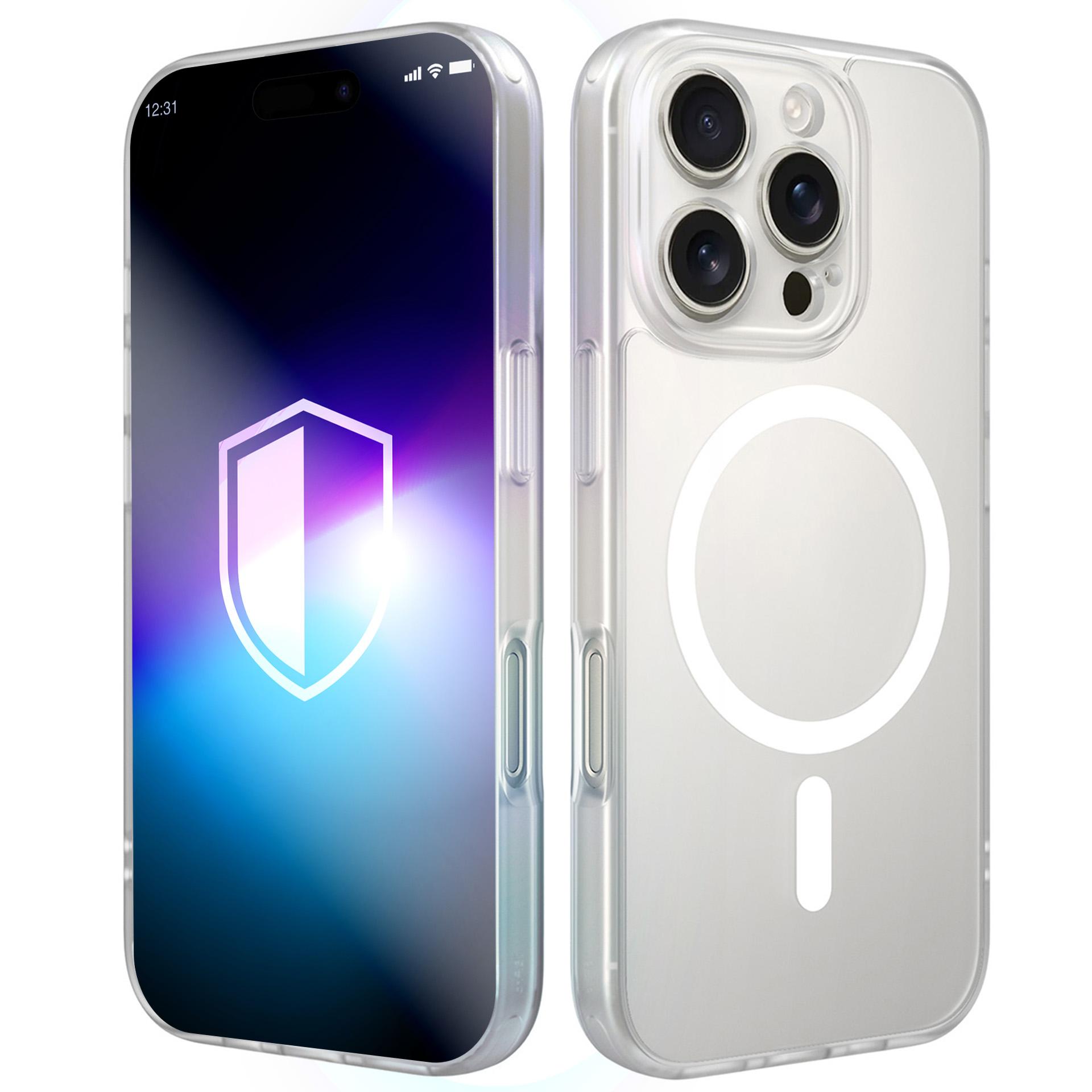 3mk Misty MagCase dėklas iPhone 16 Pro - baltas