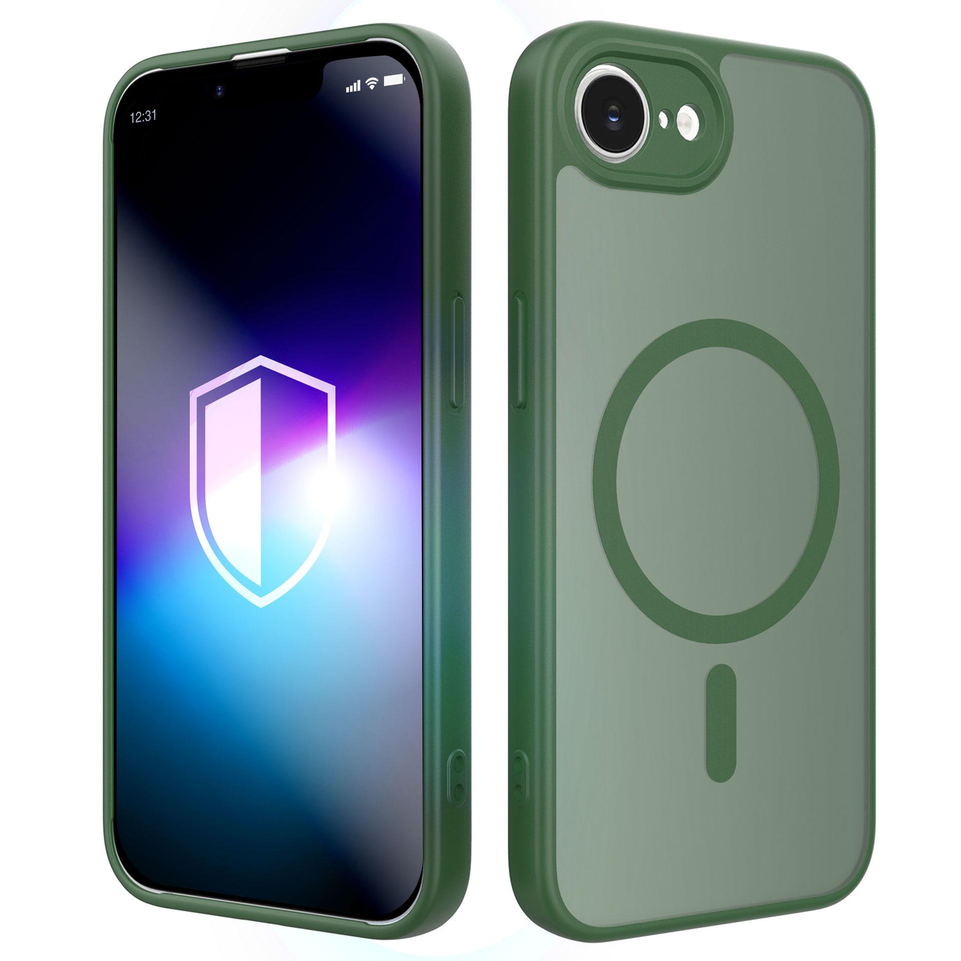 3mk Misty MagCase dėklas iPhone 16E / 17E - žalias