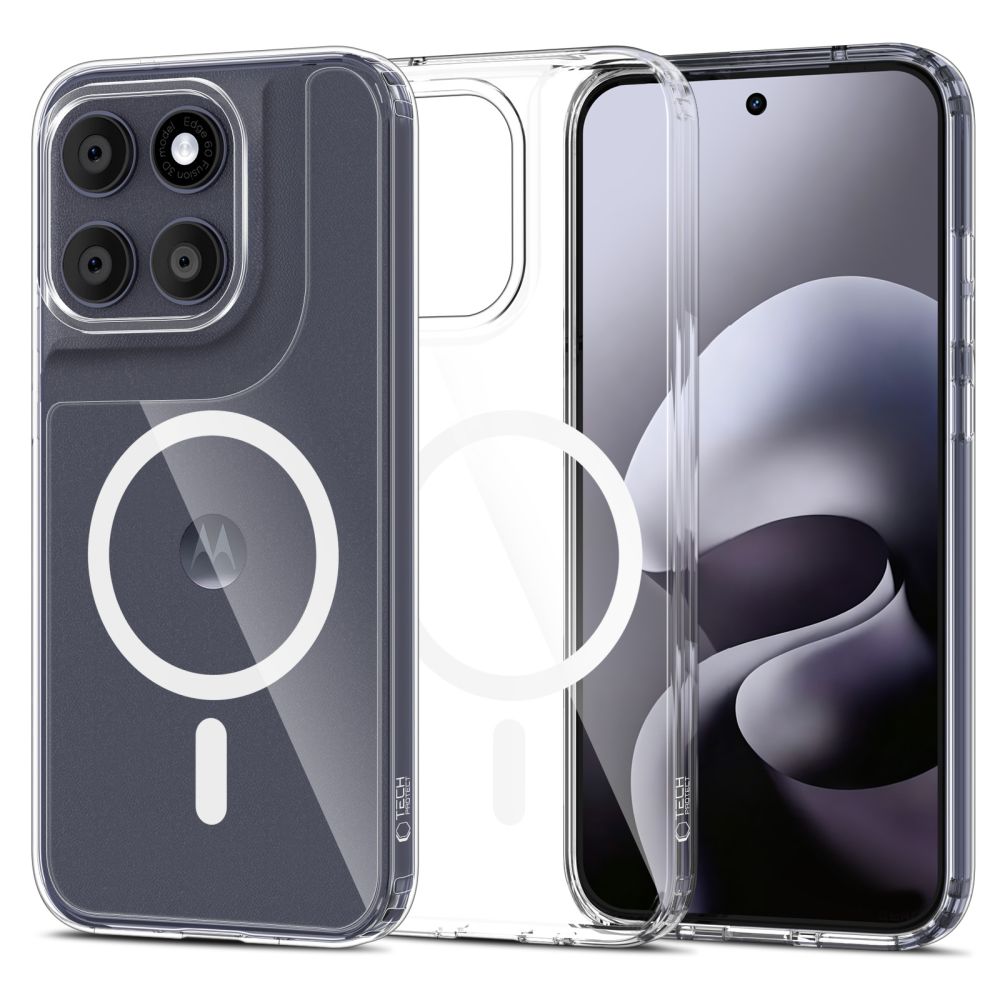 Tech-Protect FlexAir Hybrid MagSafe dėklas Motorola Moto G67 / G77 - skaidrus