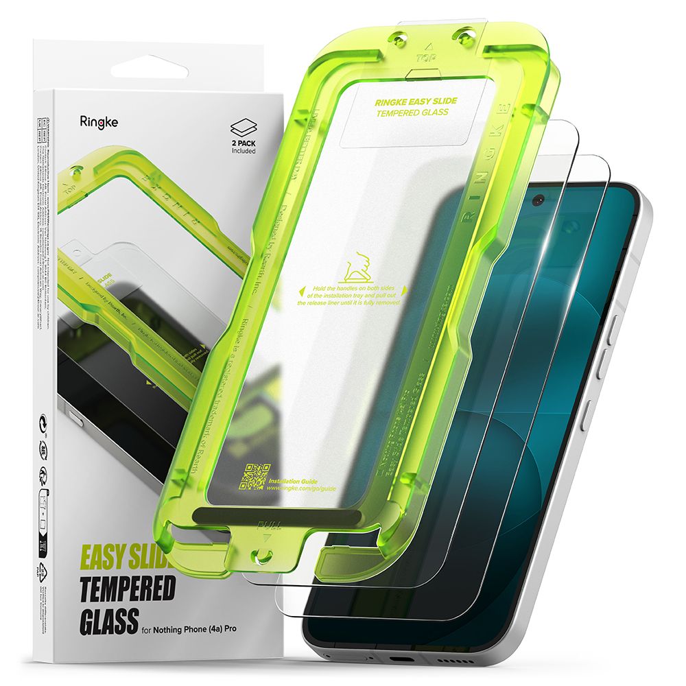 Ringke Easy Slide 2 vnt. grūdintas stiklas Nothing Phone 4A Pro