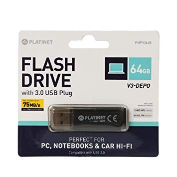 USB atmintinė Platinet 64GB USB 3.2