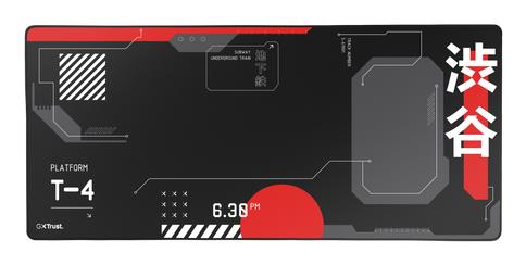 Pelės kilimėlis GXT759W XXL raudonas/juodas 25716 Trust