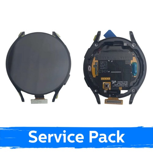 Ekranas skirtas Samsung R945 Watch 6 44mm su rėmeliu / Graphite / (Service Pack)