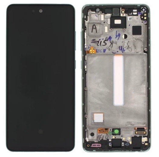 LCD screen Samsung A528 A52S 2021 with touch screen and frame Awesome Mint original (service pack)