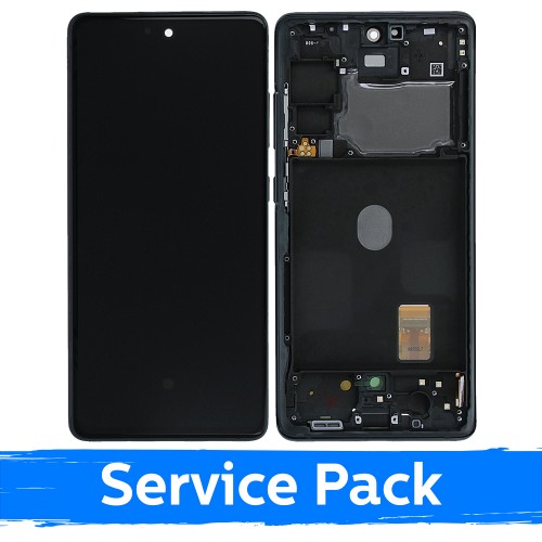 Ekranas skirtas Samsung F731 Z Flip5 (INNER) su rėmeliu / Graphite / (Service Pack) +INCLUDING BATTERY