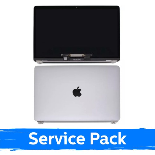 LCD Display Compatible With (Full Housing) MacBook Air M1 13 (A2337) 2020 / Silver / (Service Pack)