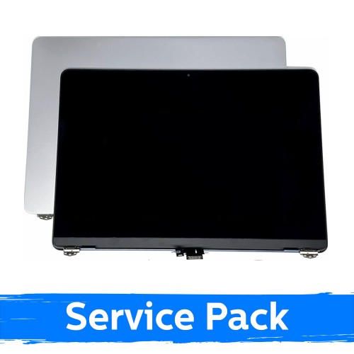 LCD Display Compatible With (Full Housing) MacBook Air M2 13" (A2681) 2022 / Silver / (Service Pack)
