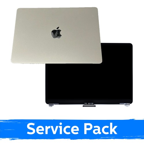LCD Display Compatible With (Full Housing) MacBook Air M3 13 (A3113) 2024 / Gold / (Service Pack)