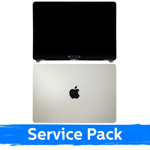 LCD Display Compatible With (Full Housing) MacBook Air M4 13 (A3240) 2025 / Gold / (Service Pack)