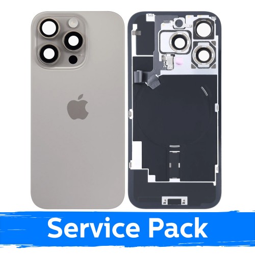 Galinis dangtelis skirtas Apple iPhone 16 Pro / Natural Titanium / (Service Pack)