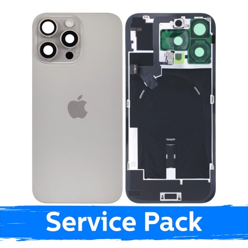Galinis dangtelis skirtas Apple iPhone 16 Pro Max / Natural Titanium / (Service Pack)