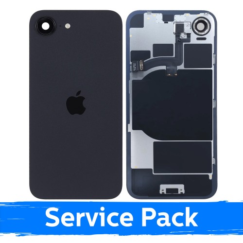 Galinis dangtelis skirtas Apple iPhone 16e / Black / (Service Pack)