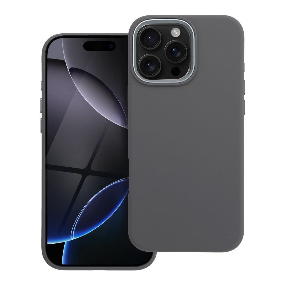 Dėklas skirtas iPhone 16 PRO MAX Forcell F-Protect Frame Premium suderinamas su Magsafe pilkas