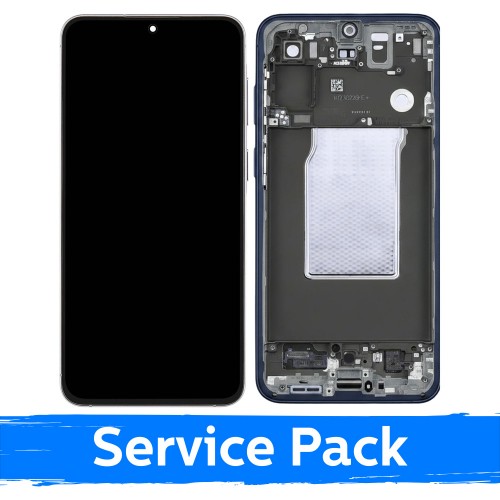 Ekranas skirtas Samsung A576 A57 5G su rėmeliu / Navy / (Service Pack)