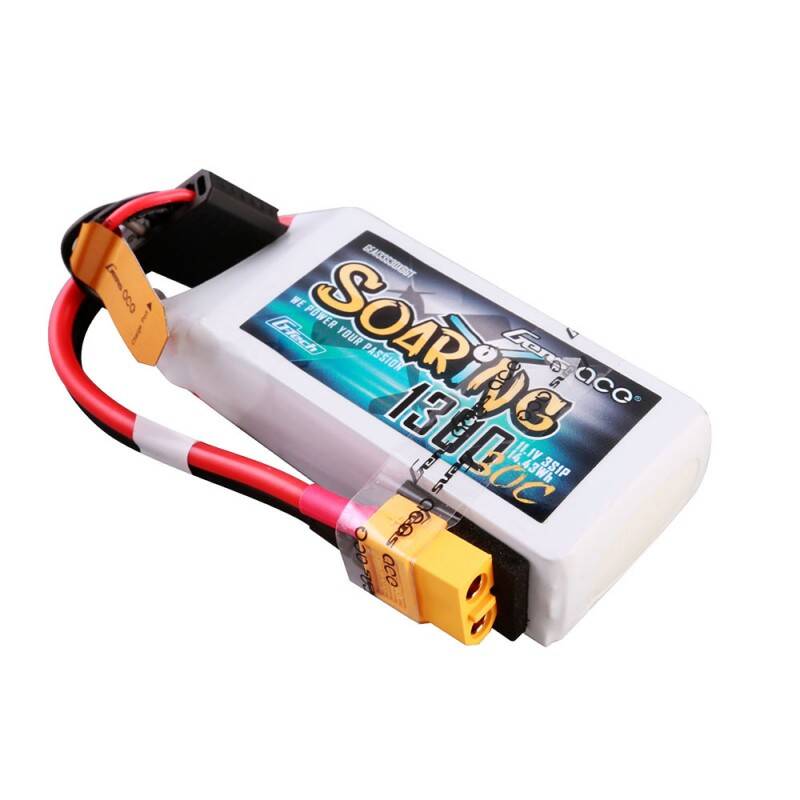 „Gens Ace“ G-Tech Soaring 1300 mAh, 11,1 V, 30C, 3S1P LiPo akumuliatorius