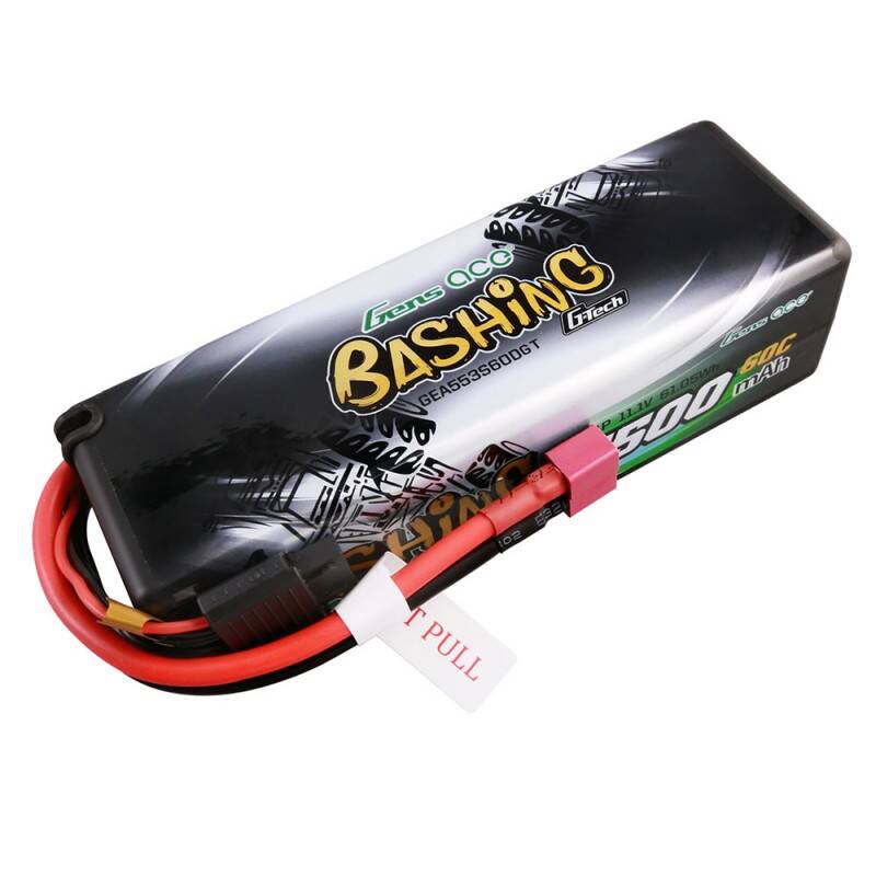 „Gens Ace“ G-Tech 5500 mAh, 11,1 V, 3S1P, 60C, „HardCase“ 15# automobilių akumuliatorius