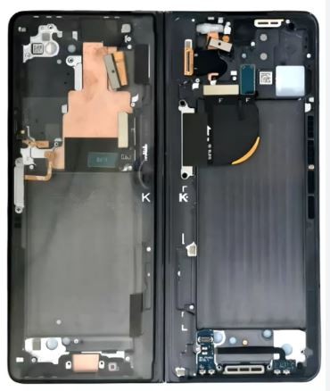 LCD ekranas Samsung F946 Z Fold5 5G su jutikliniu ekranu (vidinis) Phantom Black originalus (naudotas Grade B)