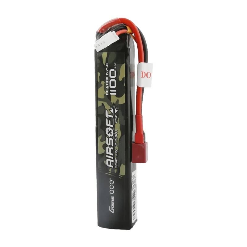 „Lipo Gens Ace 25C“ 1100 mAh 3S1P 11,1 V airsofto ginklo baterija su T-kištuku