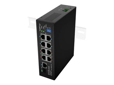 LANBERG komutatorius POE 4xBT 4xAT SFP+ETH DIN
